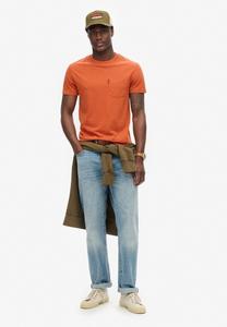 Базовая футболка ESSENTIAL WASHED Superdry, цвет Mottled Dark Brown