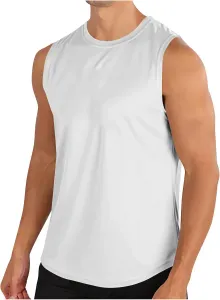Мужской майка для тренировок Sleeveless Muscle Athletic летняя футболка Lightweight Breathable Running
