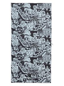 O'Neill Быстросохнущее пляжное полотенце светло-голубого/черного цвета