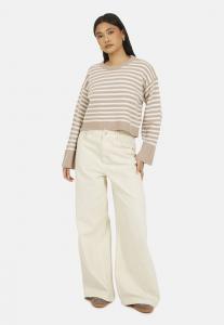Джемпер Brave Soul CREW NECK STRIPED , Beige