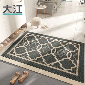 Dajiang Ковер 90х150 см для прихожей, дверной, простой, темно-серый Yu Li Ya