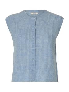 SELECTED Вязаный жилет 'SLFLulu' в светло-голубом цвете