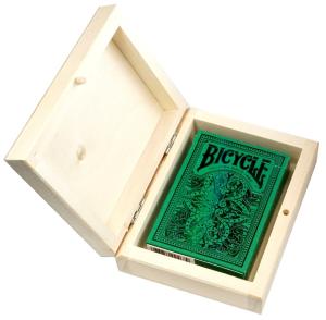 ВЕЛОСИПЕДНО-ЖАККАРДОВЫЕ 1 КОЛОДА Игральные карты в деревянной коробке* Bicycle