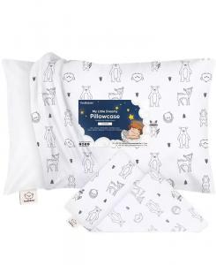 Наволочка для малышей для подушки 13X18, органическая наволочка для малышей, чехол для подушки для путешествий Keababies, белый