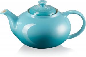 Классический керамический чайник Le Creuset, 1,3 литра, на 3-4 чашки, цвет «Карибский»