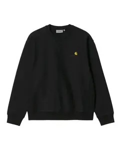Мужская спортивная толстовка American Script Sweat Carhartt WIP, черный
