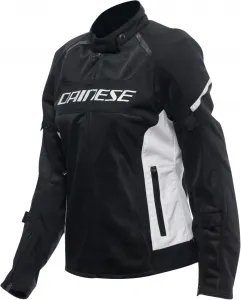 Женская летняя мотоциклетная куртка Dainese Air Frame 3 Tex с отстегивающейся ветрозащитной подкладкой, Black/White/White