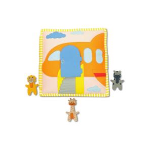 Большая сенсорная книга, тихая книга, Монтессори - Путешественник/Веселый дизайн Inna marka