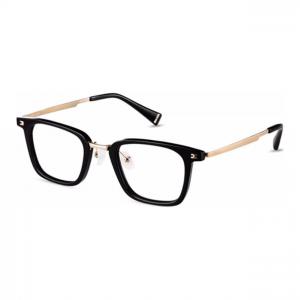 Police Квадратные очки с металлической оправой, Black Gold