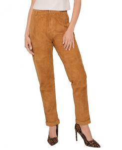 Брюки Denise из переработанной замши AS by DF, коричневый/бежевый