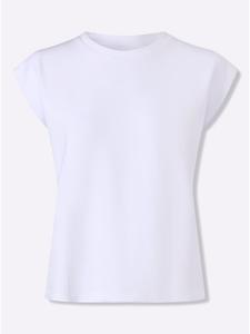 Heine Белая футболка с круглым вырезом