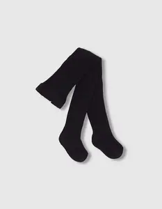 Базовые ребристые детские колготки Gocco, темно-синий