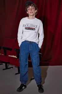 Детские джинсы карго из денима Mayoral, синий