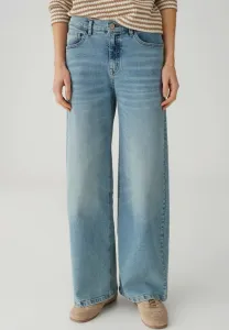 Посадка со средней высотой, удобный пояс, широкие штанины Opus, Light Retro Blue