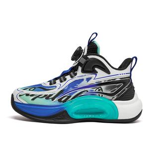 Детские баскетбольные кроссовки для детей HOBIBEAR, синий/зеленый