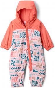 Колумбия Unisex детский дождевик Critter Jitters Iii Columbia, Satin Pink Outerbounds/Hot Coral