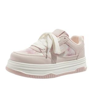 PARK DANCE Низкие женские кроссовки для скейтбординга, розовые