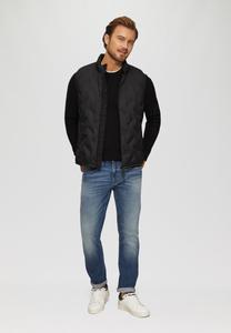 Джемпер MIT MUSTERSTRUKTUR s.Oliver, черный