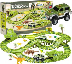 Электростатор, Гоночная трасса для машин, Дино Парк Y285, 240 элементов elektrostator