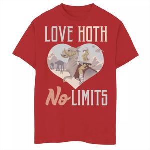 Футболка с текстом «Звездные войны Love Hoth No Limits» для мальчиков 8–20 лет Star Wars