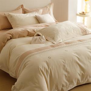 FUANNA Комплект постельного белья 2.2 м, 4 предмета: пододеяльник 220x240 см