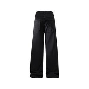 VanCamel Джинсы мужские черные умеренно расклешенные