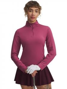 Under Armour Футболка с длинными рукавами «Drive 1/4 Zip» красного цвета