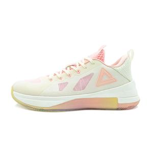 Баскетбольные кроссовки с низкой посадкой, износостойкие, мягкие, цвета экрю, мужские PEAK, Ecru