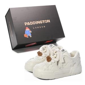 Paddington Bears Износостойкие и легкие женские лоу-топы для скейтбординга Beige (Бежево-коричневый рыбий принт), цвет Beige (Beige Brown Fish)