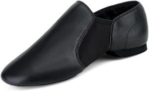 Джазовки для девочек и мальчиков, унисекс, из искусственной кожи, обувь для танцев для маленьких детей Prcfurdcge, черный