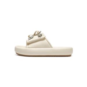 Тапочки-слайды со стразами, противоскользящие, женские FIVE PLUS, Beige