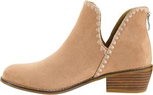 Ботильоны Corkys Footwear Spice It Up с 2-дюймовым устойчивым каблуком, черные из искусственной замши с стельками с эффектом памяти и задней молнией - универсальная осенняя модная необходимость