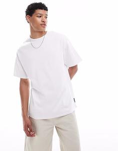 Футболка French Connection Heavyweight с круглым вырезом белого цвета French Connection Mens