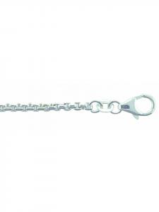 Adeliás Женское колье из серебра 925 пробы, длина 45 см, диаметр 2,7 мм, серебро