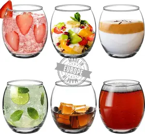 Набор из 6 стаканов для виски "Luxe Never Mors" - 405 мл - без свинца - стаканы для виски - стаканы для десертов Markenlos