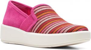 Женские лоферы Clarks Layton Petal, фуксия