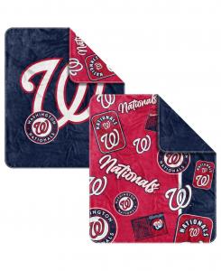 Плед Dream Weave с символикой Washington Nationals, 50 x 60 дюймов Logo Brands, Red