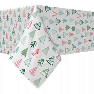 Прямоугольная скатерть, 100% хлопок, 52х120 дюймов, рисунки в виде елочки.