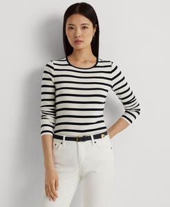 Эластичная футболка с длинными рукавами Lauren Ralph Lauren