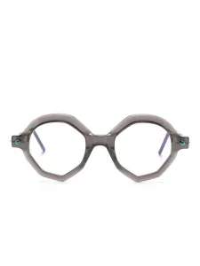 Очки P18 в геометричной оправе Kuboraum, серый