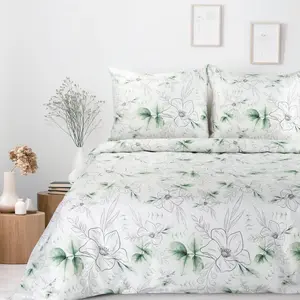 Комплект постельного белья Satin SPRING 28 140x200 см, 2 предмета: с 1 наволочкой 70x80 см Eurofirany