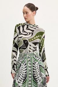 Лонгслив Farm Rio, зеленый