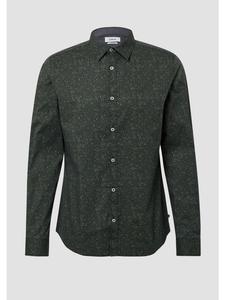 Рубашка 79A0_оливково-зеленого цвета s.Oliver