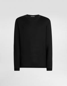 Хлопковая футболка Dolce & Gabbana, черный