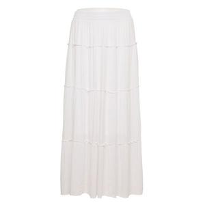 Юбка макси в пол для девушек plus size So, Modern White