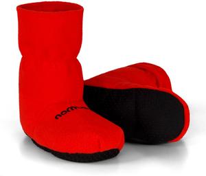 Тапочки normani Weiche Körnerpantoffeln mit Leinsamenfüllung für die Mikrowelle, красный