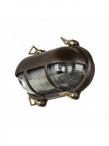 Licht-Erlebnisse Уличный настенный светильник (Ш)21 x (В)13 см, цвет античный ржаво-коричневый