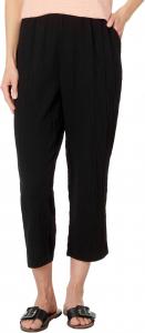 Черные удобные укороченные брюки Easy Fit Mod-O-Doc