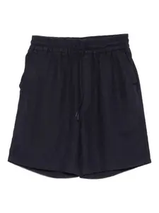 Льняные шорты на завязках Les Deux, синий