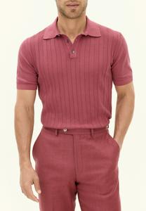 Поло BARTO STRIPE Oscar Jacobson, красный